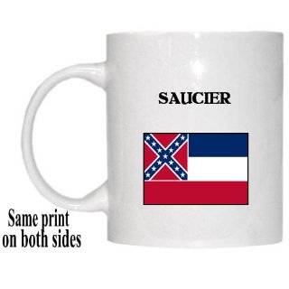 US State Flag   SAUCIER, Mississippi (MS) Mug