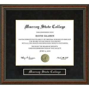  Murray State College (MSC) Diploma Frame Sports 