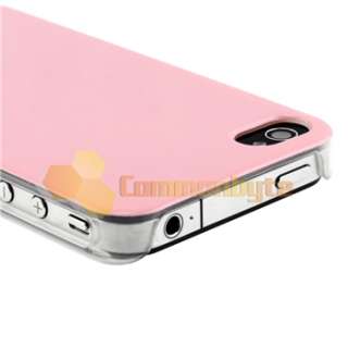 Pink w/ Clear Side Hard Snap on Case+PRIVACY Filter Protector for 