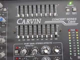 Carvin C844 Concert Series 8 Channel Professional Dual Effect USB 