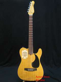   Acousticaster Semi Hollow Electric Acoustic Telecaster Style Guitar