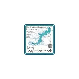 Wallenpaupack 4.25 Square Absorbent Coaster Kitchen 