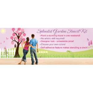  Flowers and Trees Wall Mural Stencil Kit
