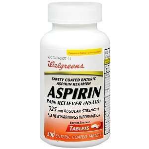   Aspirin Pain Reliever Tablets 325 mg, 500 ea 