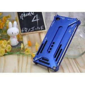 Arachnophobia Durable iPhone 4 4S metal case (blue)/with mirror screen 