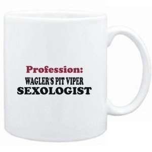 Mug White  Profession Waglers Pit Viper Sexologist  Animals 