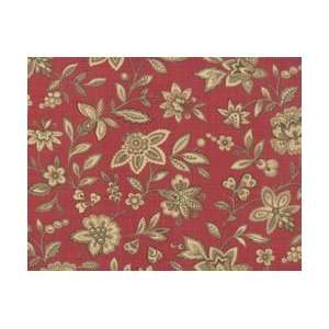  Moda French General Rouenneries Amandier Faded Red by the 