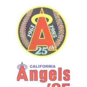  1985 California Angels Pocket Schedule