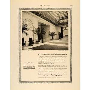  1921 Ad Bedford Indiana Limestone Drake Hotel Chicago 