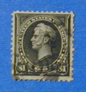 1898 US $1.00 PERRY STAMP TYPE 1 WATERMARKED USED #276  