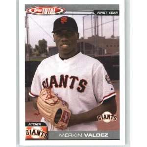  2004 Topps Total #864 Merkin Valdez FY RC   San Francisco 