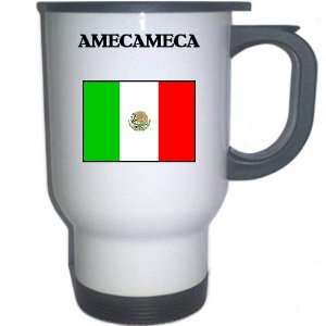  Mexico   AMECAMECA White Stainless Steel Mug Everything 