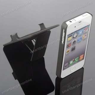 Black Swivel Holster Stand Silde Hard Case Cover Belt Clip For iphone4 