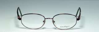 NEW SALVATORE FERRAGAMO 1546 53 18 135 BURGUNDY FULL RIM EYEGLASS 