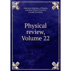   Society, Cornell University American Institute of Physics Books