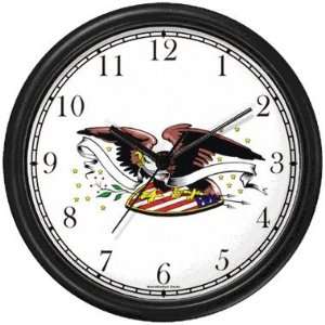  American Eagle and US Shield Americana Wall Clock by 