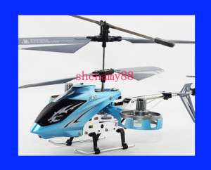 4CH AVATAR F103 Gyro LED Mini RC USB Helicopter Blue  