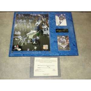 Reggie Wayne Autographed Indianapolis Colts Wall Plaque w/ COA