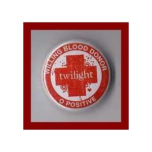  Twilight Willing Blood Donor 1 Inch Button Everything 