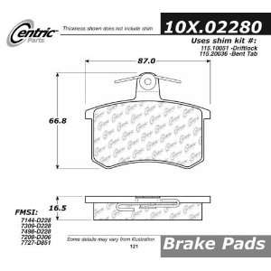   104.02280 104 Series Semi Metallic Standard Brake Pad Automotive