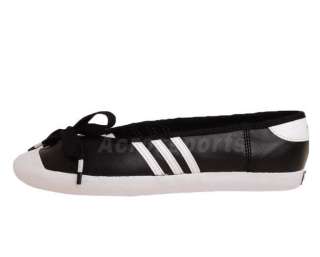 Adidas Adria Ballerina Sleek W Black White Ballet Shoes G44101  