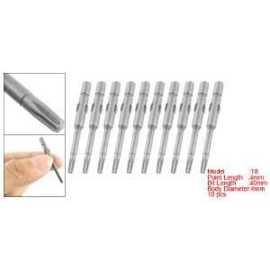 Amico Magnetic 10 Pieces 4mm Point 40mm Length T8 Torx Screwdriver 