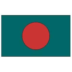  Bangladesh Flag 5ft x 8ft Nylon Patio, Lawn & Garden