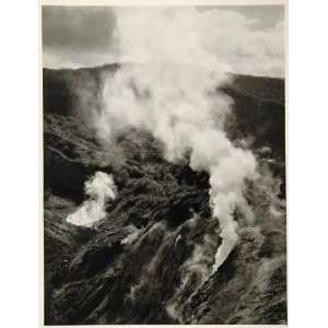  1930 Volcano Crater Noboribetsu Hokkaido Japan   Original 