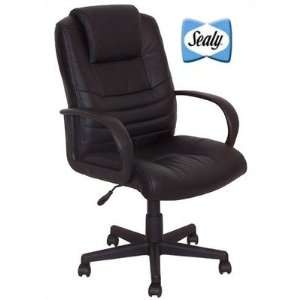   Posturepedic E Pilson Mid Back Leather/Pvc Chair