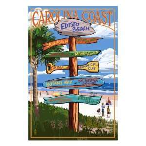  Edisto Beach, South Carolina   Sign Destinations Premium 