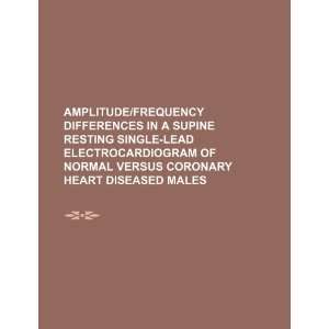  Amplitude/frequency differences in a supine resting single 