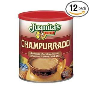 Juanitas Champurrado Drink Mix, 14 Ounce Canisters (Pack of 12)