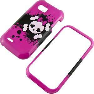  Hot Pink Cutie Skull Protector Case for T Mobile myTouch Q 