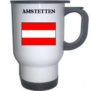  Austria   AMSTETTEN White Stainless Steel Mug 