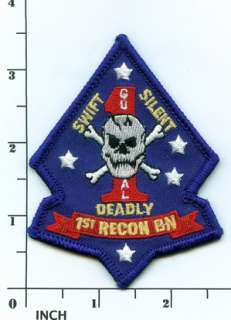 USMC Marines 1st Recon Bn PATCH diamond NEW Iraq 1st Reconnaissance 
