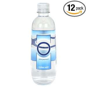  O Ultra Premium Purified Water, 20 Ounce Bottle (Pack of 