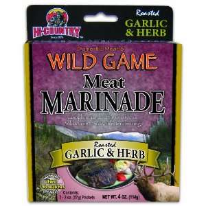   Meat and WILD GAME 4 oz. Roasted Garlic & Herb Meat Marinade (2/2 oz