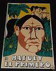 1993 cuban silkscreen political poster plakat affiche affisc h hatuey