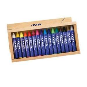  Lyra Vividly Colored Beeswax Crayons, Set of 12 Toys 
