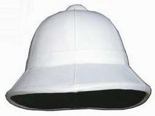 British Army Wolseley Style White Pith Helmet 1900 1939  