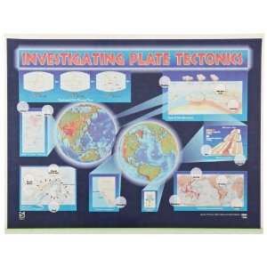 American Educational 2523TR Plate Tectonic Chart Transparency Set 