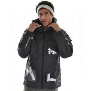  Analog Wire Snowboard Jacket X Ray Black Sports 