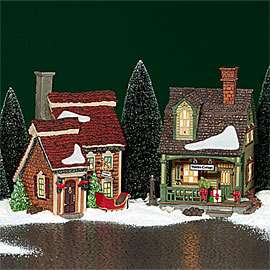 Dept 56 N.E. WARREN HOMESTEAD AND WALDEN COTTAGE NIB  