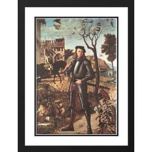  Carpaccio, Vittore 28x38 Framed and Double Matted Portrait 