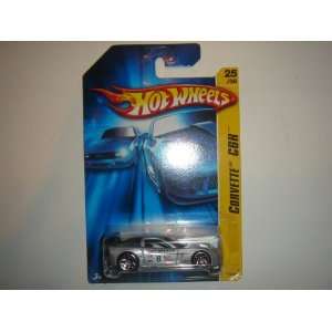 com 2006 Hot Wheels First Editions Corvette C6R Silver With Y5 Wheel 
