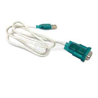 USB 2.0 to RS232 SERIAL DB9 9 pin adapter cord cable  