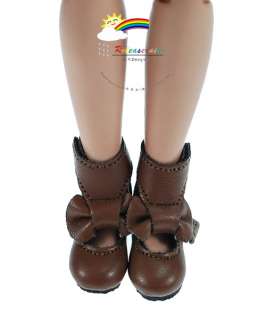 Brown Mary Jane Bow Boots Shoes for 12 Tonner Marley  