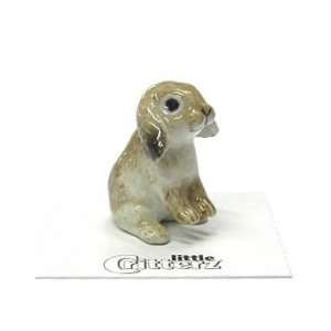  RABBIT Lop Eared Duchess Tan Bunny Sits New Figurine 