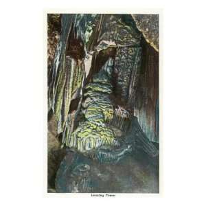  Shenandoah Caverns, Virginia   Interior View of Leaning 