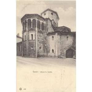    1910 Vintage Postcard Chiesa San Fedele Como Italy 
